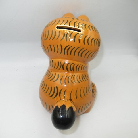 80's★GARFIELD★ガーフィールド★ビンテージ★陶器★BANK★貯金箱★ゴルフ★フィギュア★ぬいぐるみ★人形★