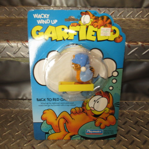 1991年★GARFIELD★ガーフィールド★Wind-Up★トコトコ★人形★フィギュア★ぬいぐるみ★ナイトキャップ★