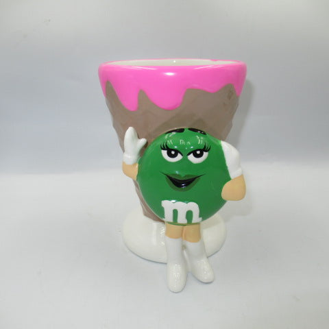 m&m's★エムアンドアムズ★アイスクリームの陶器のサンデーグラス★人形★フィギュア★ぬいぐるみ★