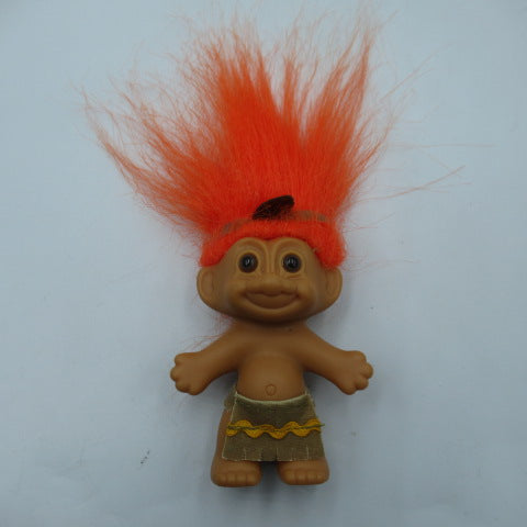 vintage★ビンテージ★RUSS★troll★トロール★doll★民族★orange★オレンジ★約18センチ★人形★フィギュア★ぬいぐるみ★