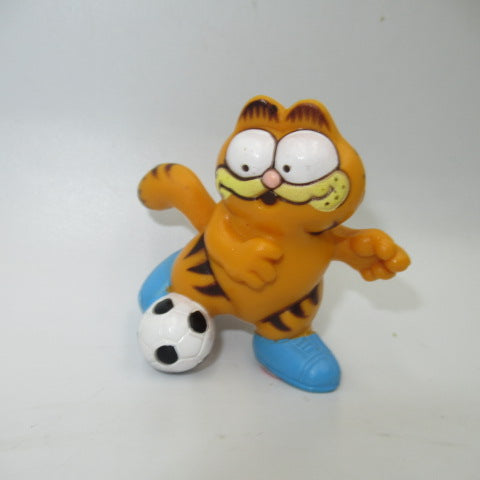80's★GARFIELD★ガーフィールド★PVC人形★ビンテージ★フィギュア★人形★ぬいぐるみ★サッカー★