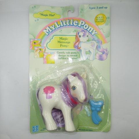 レア！★80’s★1987年★My Little Pony★マイリトルポニー★G1★ブリスター入り★フィギュア★人形★ぬいぐるみ★マジックメッセージポニー★Magic Message Pony★Magic Hat★マジックハット★