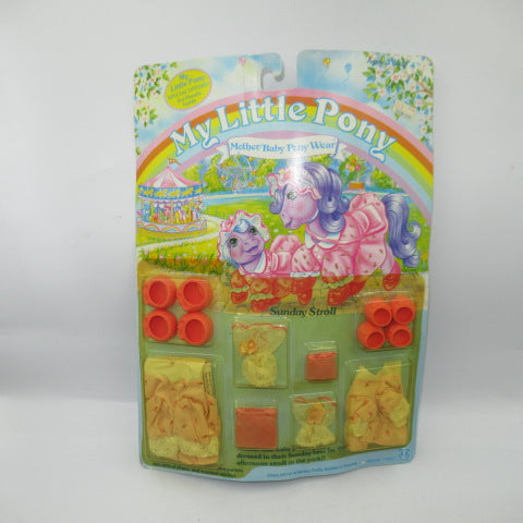レア！1985年★80's★My Little Pony★マイリトルポニー★服★コスチューム★小物★Mother&Baby Pony Wear★大人とベイビーの服★人形★フィギュア★ぬいぐるみ★Sunday Stroll★花柄★