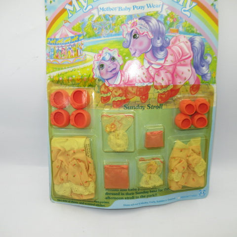 レア！1985年★80's★My Little Pony★マイリトルポニー★服★コスチューム★小物★Mother&Baby Pony Wear★大人とベイビーの服★人形★フィギュア★ぬいぐるみ★Sunday Stroll★花柄★