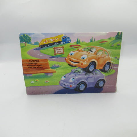 2002年★The Chevron Cars★シェブロンカー★ベイビーセット★人形★フィギュア★ぬいぐるみ★ミニカー★車★ラベンダー★オレンジ★