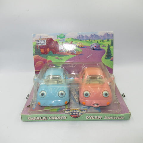 2002年★The Chevron Cars★シェブロンカー★ベイビーセット★人形★フィギュア★ぬいぐるみ★ミニカー★車★ピンク★ブルー★