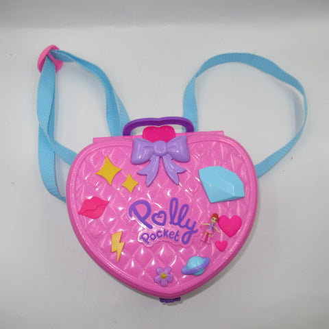 2019年★Polly Pocket★ポーリーポケット★ハートのバックパック型★人形★フィギュア★ぬいぐるみ★ミニチュア★お家★コンパクト★