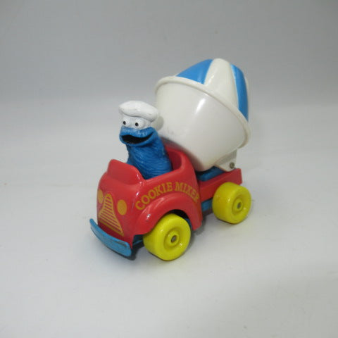 1982年★SESAME STREET★セサミストリート★クッキーモンスター★Cookie Monster★人形★フィギュア★ぬいぐるみ★ミニカー★車★