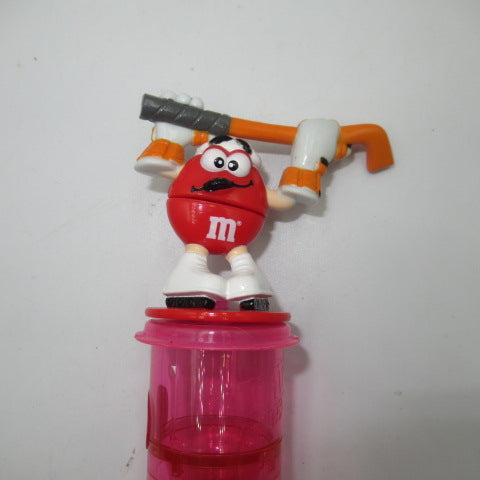 2001★M&amp;M's★smalldispenser★Small dispenser★Advertising★Corporate goods★red★icehockey★Doll★Figure★Plush toy★ 