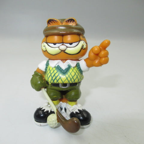 1981★80's★Vintage★GARFIELD★Garfield★PVC doll★Golf★Figure★Doll★Plush toy★ 