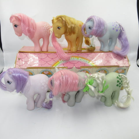 1983年★80's★vintage★ビンテージ★G1★MyLittlePony★マイリトルポニー★pony and Accessory Cases★carrycase★キャリーケース★Blossom★purple★blue belle★blue★butterscotch★yellow★cottoncandy★pink★Minty★green★Snuzzle★フィギュア★人形★ぬいぐるみ★