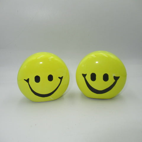 90's★Smiley Face★スマイリーフェイス★スマイル★ソルト＆ペッパー★フィギュア★人形★ぬいぐるみ★vintage★ビンテージ★陶器★