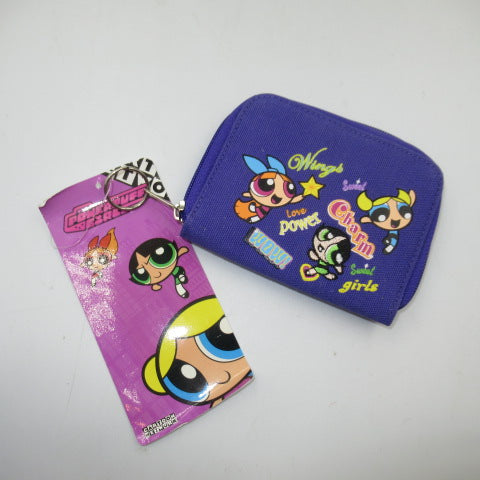 2003年★Powerpuff Girls★パワーパフガールズ★ウォレット★お財布★人形★フィギュア★ぬいぐるみ★デッドストック★パープル★