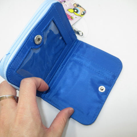 2003年★Powerpuff Girls★パワーパフガールズ★ウォレット★お財布★人形★フィギュア★ぬいぐるみ★デッドストック★ブルー★星★