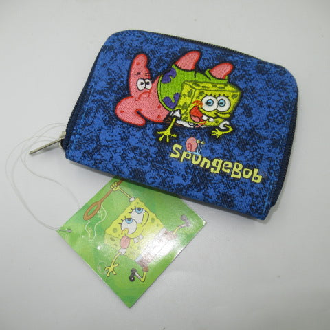 2003年★SPONGEBOB★スポンジボブ★ウォレット★お財布★人形★フィギュア★ぬいぐるみ★デッドストック★ブルー★