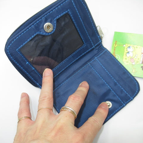 2003年★SPONGEBOB★スポンジボブ★ウォレット★お財布★人形★フィギュア★ぬいぐるみ★デッドストック★ブルー★