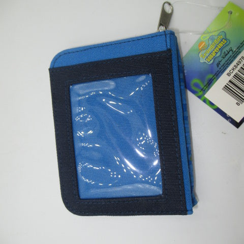 2003年★SPONGEBOB★スポンジボブ★ウォレット★お財布★人形★フィギュア★ぬいぐるみ★デッドストック★ブルー×ブルー★