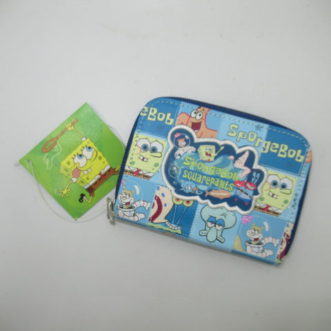 2003年★SPONGEBOB★スポンジボブ★ウォレット★お財布★人形★フィギュア★ぬいぐるみ★デッドストック★ブルー★