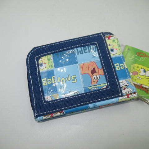 2003年★SPONGEBOB★スポンジボブ★ウォレット★お財布★人形★フィギュア★ぬいぐるみ★デッドストック★ブルー★