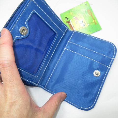 2003年★SPONGEBOB★スポンジボブ★ウォレット★お財布★人形★フィギュア★ぬいぐるみ★デッドストック★ブルー★