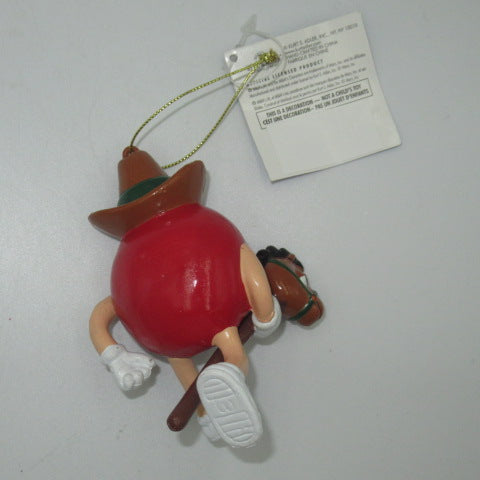 M&amp;M'S★M&amp;M's★Christmas ornament★Figure ornament★Christmas★Chocolate★Figure★Doll★Plush toy★Cowboy★Red★ 