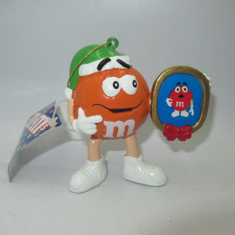 M&amp;M'S★M&amp;M's★Christmas ornament★Figure ornament★Christmas★Chocolate★Figure★Doll★Plush toy★Orange★Photo frame★ 