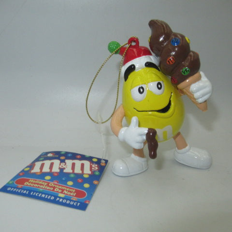 M&amp;M'S★M&amp;M's★Christmas ornament★Figure ornament★Christmas★Chocolate★Figure★Doll★Plush toy★Yellow★Ice cream★ 