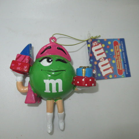 M&amp;M'S★M&amp;M's★Christmas ornament★Figure ornament★Christmas★Chocolate★Figure★Doll★Plush toy★Green★Present★ 