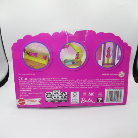 2024年★Barbie★バービー★Mini Barbie Land★ミニバービーランド★フィギュア★人形★ぬいぐるみ★ドールハウス★お家★1★