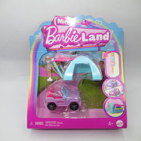 2024年★Barbie★バービー★Mini Barbie Land★ミニバービーランド★フィギュア★人形★ぬいぐるみ★テント＆車★ミニカー★カラーチェンジ★