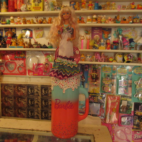 Barbie★バービー★ソーダフロート★POP-UP人形ケース★Barbie付き★フィギュア★人形★ぬいぐるみ★