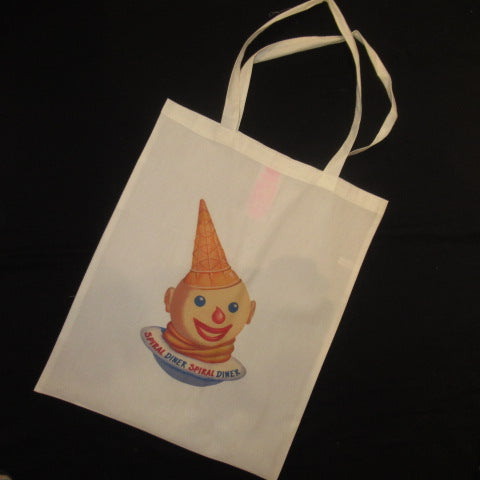 Hohokam DINER x SPIRAL DINER★Collaboration★Eco Bag★Tote Bag★Tote Bag★Hohokam Diner★Toys and Spiral★Collaboration Bag★CLOWN★Clown★Ice Cream★Harajuku★ 