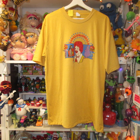 McDonalds★McDonald's★Ronald McDonald★T-shirt★Men's XXL size★Yellow★New★Figure★Doll★Plush toy★ 