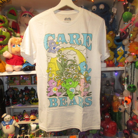 CareBar★Care Bear★Tshirt★Good Luck Bear★Cheer Bear★Men's S★white★Figure★Doll★Plush toy★ 