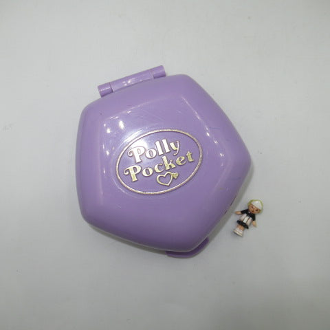 90's★Polly Pocket★ポーリーポケット★五角形★ラベンダー★フィギュア★人形★ぬいぐるみ★