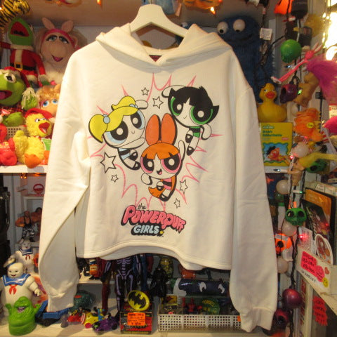 The POWERPUFF GIRLS★Powerpuff Girls★Hoodie★Parka★Sweatshirt★Raglan Sleeve★Junior Size★XXL Size★New★Figure★Doll★Plushie★ 