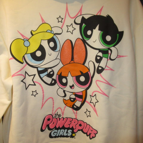 The POWERPUFF GIRLS★Powerpuff Girls★Hoodie★Parka★Sweatshirt★Raglan Sleeve★Junior Size★XXL Size★New★Figure★Doll★Plushie★ 