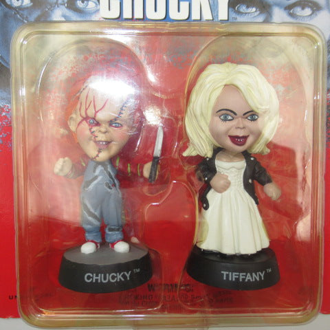 1998★BRIDE OF CHUCKY★BRIDE OF CHUCKY★CHILD'S PLAY★Chucky &amp; Tiffany★Figure set★Sideshow★Little big head★CHUKY★TIFFANY★Figure★Doll★Plush toy★ 