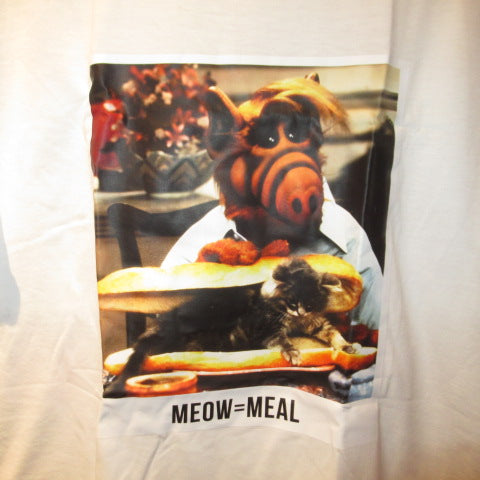 ALF★Alf★Foreign Drama★T-shirt★Doll★Figure★Plush toy★White★L size★ 