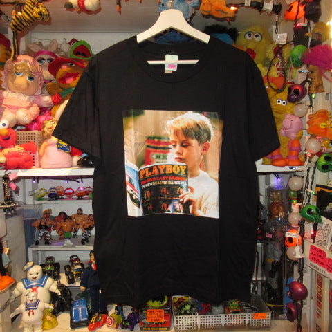 Macaulay Culkin★Macaulay Culkin★T-shirt★PLAYBOY★Home Alone★Men's L size★New item★ 