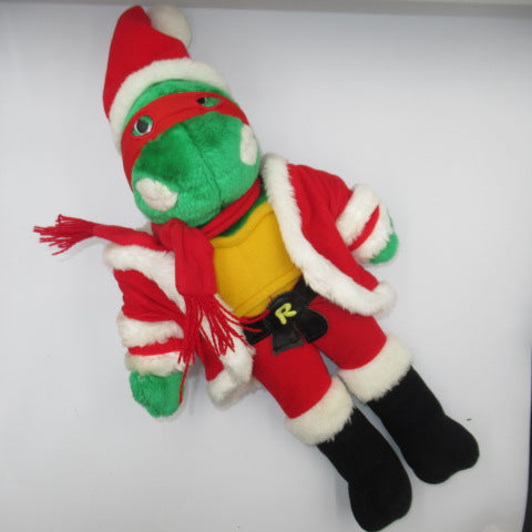 80's★TEENAGE MUTANT NINJA TURTLES★Ninja Turtles★Santa Claus★Christmas★Raphael★Vintage★Plush★Doll★Figure★ 