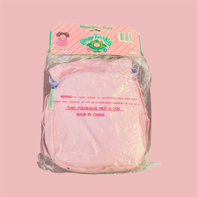 80's★Cabbage Patch Kids★Cabbage Doll★Drawstring Bag★Bag★Figure★Doll★Plushie★pink★Dead Stock★ 