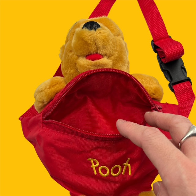 Vintage★Winnie the Pooh★Pooh★Waist pouch★Bag★Figure★Doll★Plush toy★1★ 