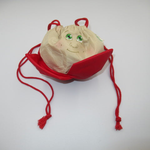 80's★Cabbage Patch Kids★Cabbage Doll★Drawstring Bag★Bag★Figure★Doll★Plushie★Deadstock★Red★ 