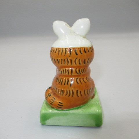 80's★GARFIELD★Garfield★Ceramic figurine★Doll★Figure★Plush toy★Vintage★Easter Bunny★Message doll★ 