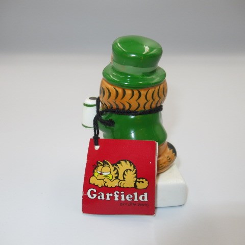 80's★GARFIELD★Garfield★Ceramic figurine★Doll★Figure★Plush toy★Vintage★Irish★Message doll★ 