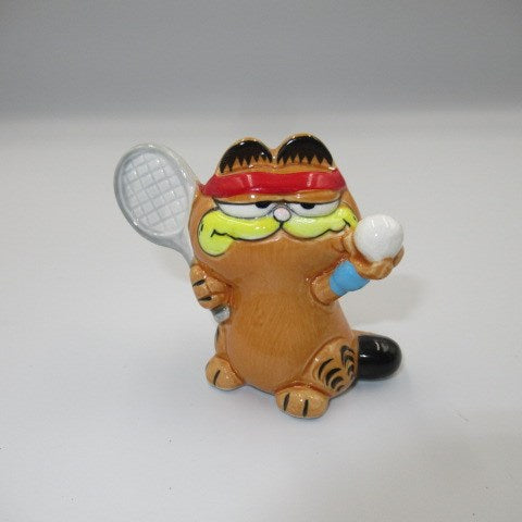80's★GARFIELD★Garfield★Ceramic figurine★Doll★Figure★Plush toy★Vintage★Tennis★ 