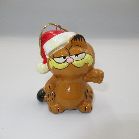 80's★GARFIELD★Garfield★Ceramic figurine★Doll★Figure★Plush toy★Vintage★Santa★Ornament★ 