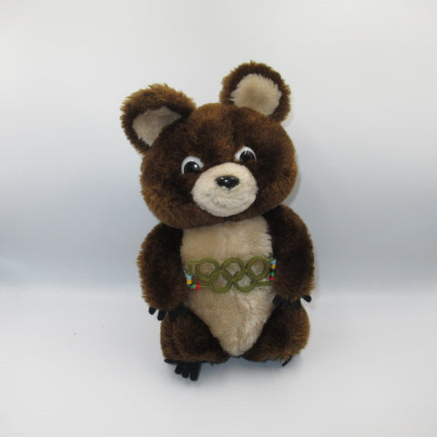 Vintage★1980★Moscow Olympics★Misha★Plush★PVC★Doll★Bear★Figure★28cm★ 