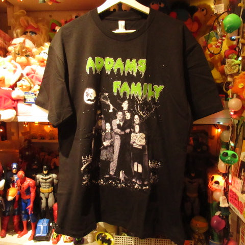 ADDAMS FAMILY★The Addams Family★T-shirt★Tim Burton★Men's★Size L★New★Figure★Doll★Plush toy★ 
